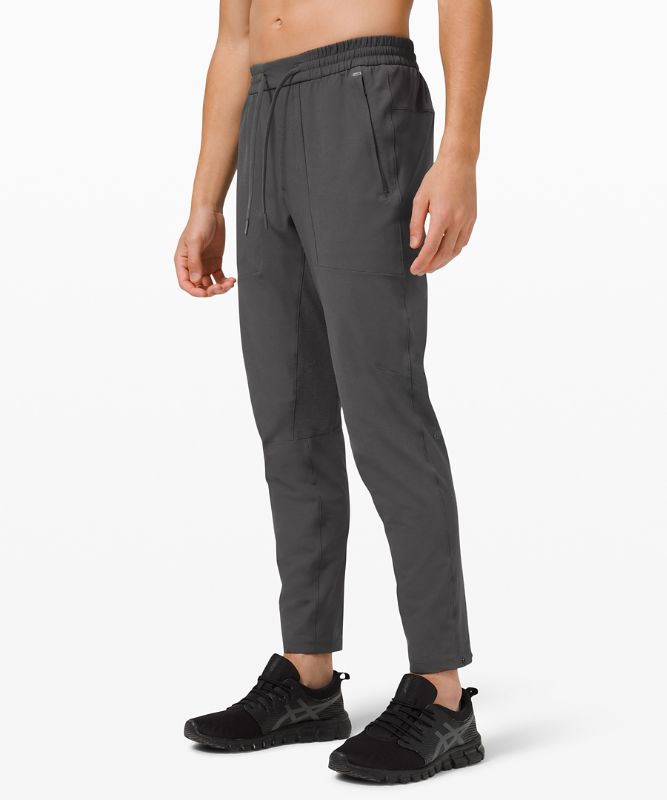 Pantalon Lululemon License to Train Shorter Length Hombre Grises Oscuro | 71240-AWDS