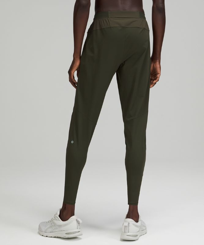 Pantalon Lululemon Surge Hybrid Hombre Verde Oliva Oscuro | 90382-WNXQ