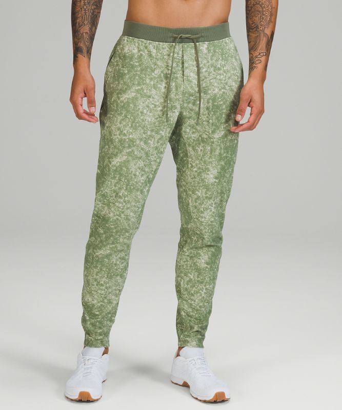 Pantalon Lululemon Textured Tech Hombre Azules Azules Verdes Multicolor | 04275-JZNQ