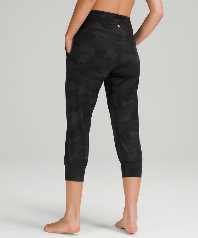 Pantalones Lululemon Align HR Crop Mujer Camuflados Negros Multicolor | 97246-RHMQ