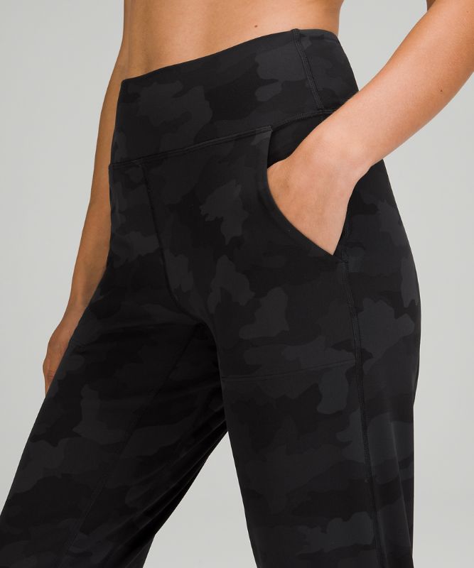 Pantalones Lululemon Align HR Crop Mujer Camuflados Negros Multicolor | 97246-RHMQ