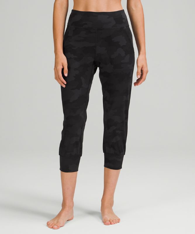 Pantalones Lululemon Align HR Crop Mujer Camuflados Negros Multicolor | 97246-RHMQ