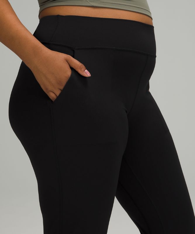 Pantalones Lululemon Align High-Rise Crop Mujer Negros | 46729-NGDV