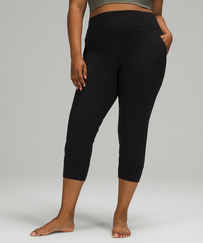 Pantalones Lululemon Align High-Rise Crop Mujer Negros | 46729-NGDV