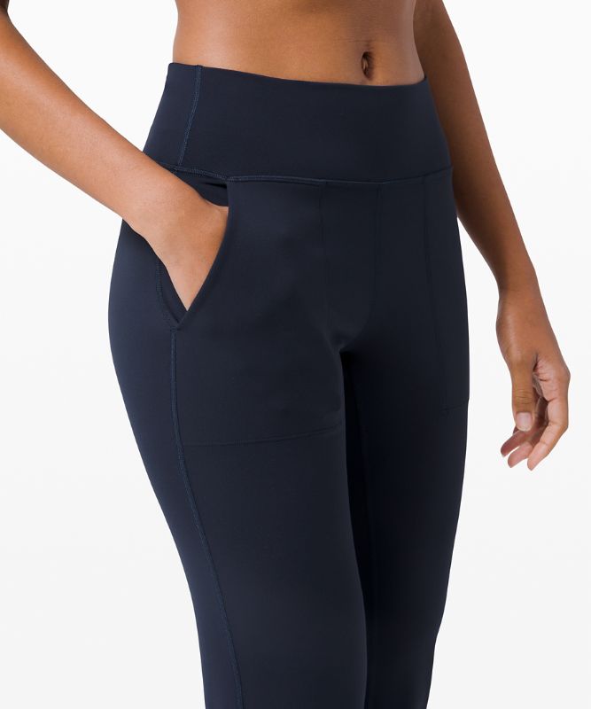 Pantalones Lululemon Align High-Rise Crop Mujer Azul Marino | 70216-GAQV