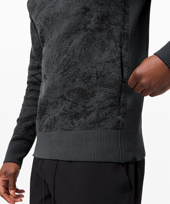 Pullover Lululemon End State Hombre Grises Oscuro Negros | 04168-COUE