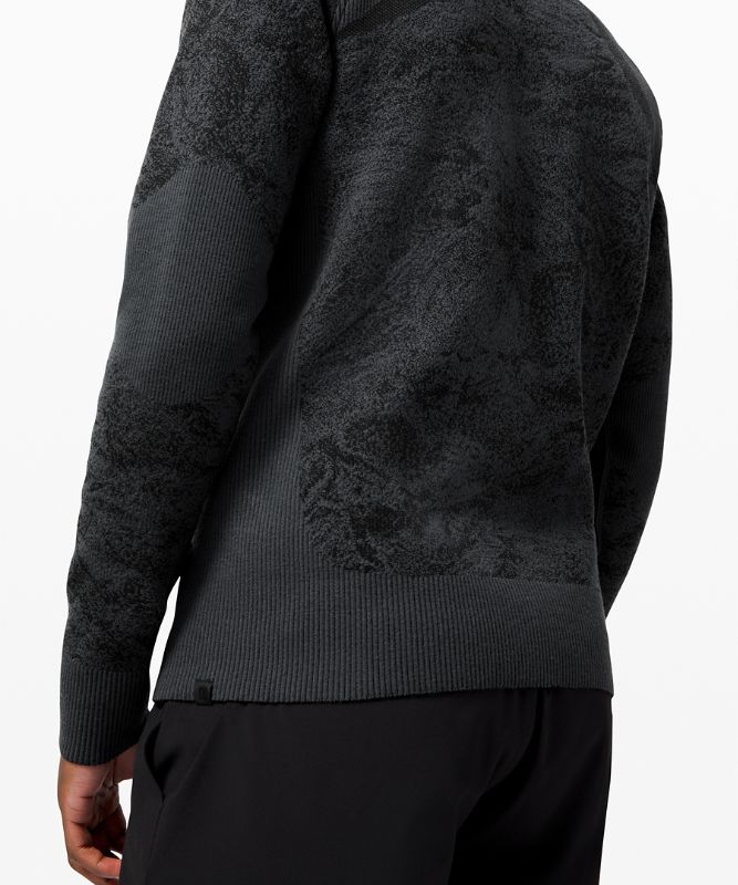 Pullover Lululemon End State Hombre Grises Oscuro Negros | 04168-COUE