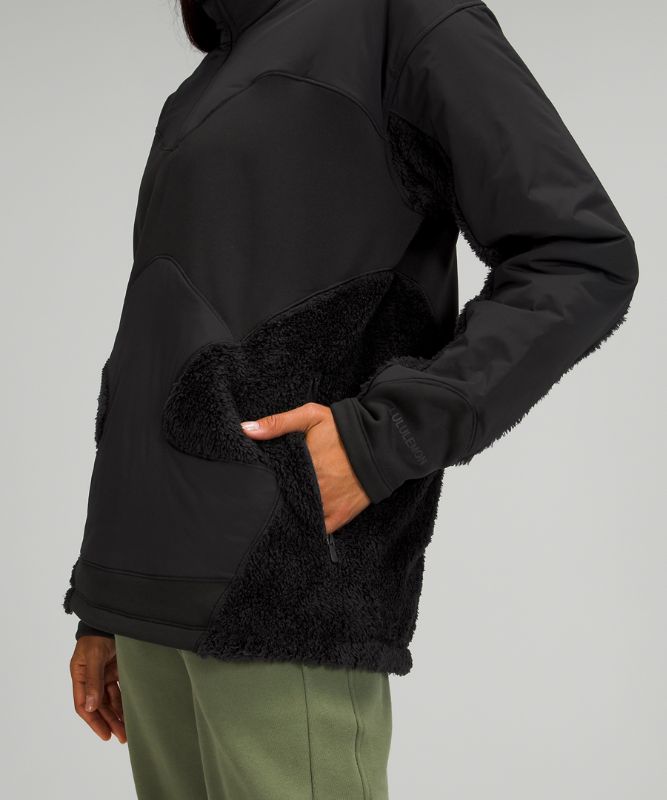 Pullover Lululemon Fleece Insulated Mujer Negros | 14653-QIBU