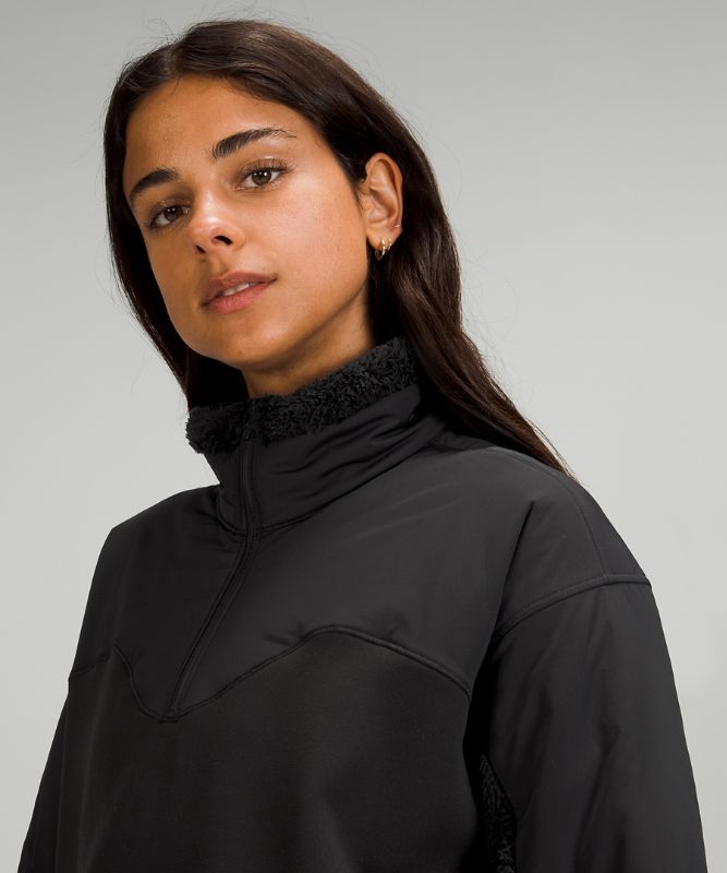 Pullover Lululemon Fleece Insulated Mujer Negros | 14653-QIBU