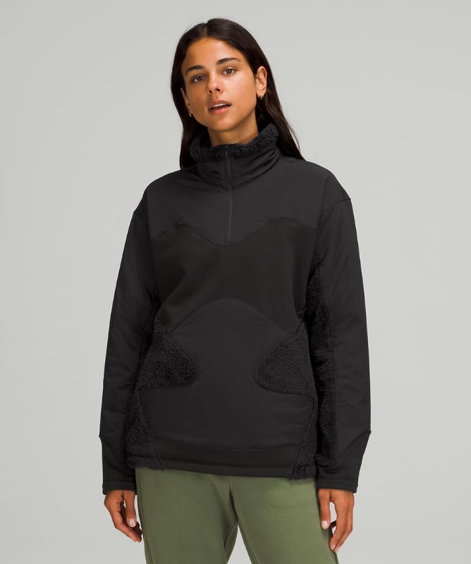 Pullover Lululemon Fleece Insulated Mujer Negros | 14653-QIBU