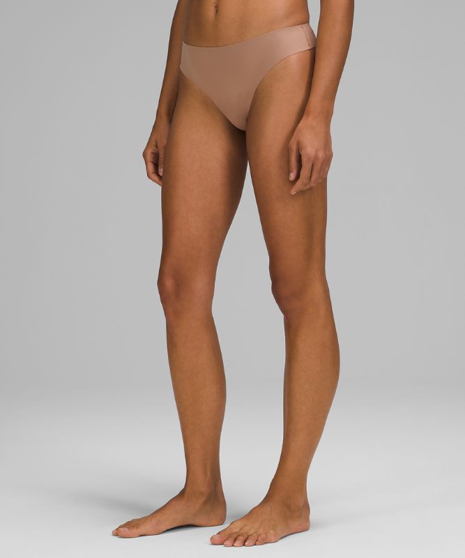 Ropa Interior Lululemon InvisiWear Thong Mujer Marrom | 32796-SHNT