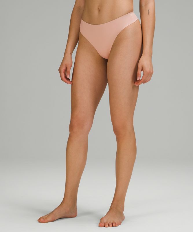 Ropa Interior Lululemon InvisiWear Thong Mujer Misty Shell | 90354-YQNE