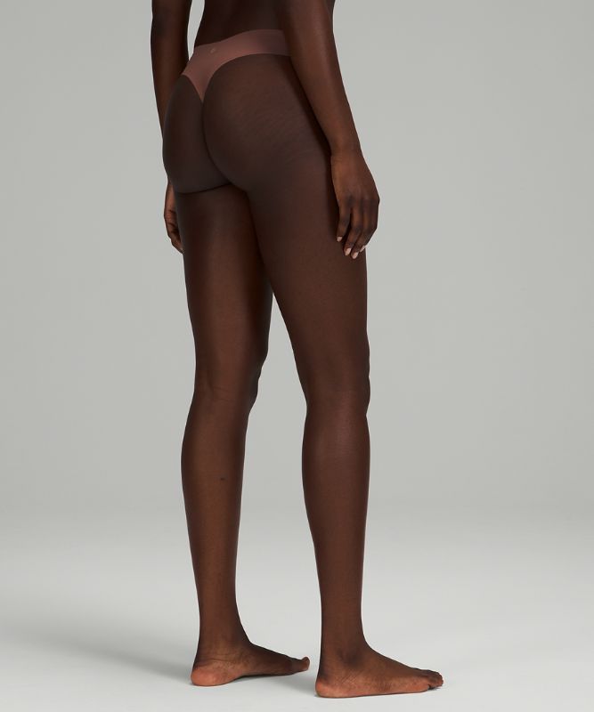 Ropa Interior Lululemon InvisiWear Thong Mujer Smoky Topaz | 85264-MGKI