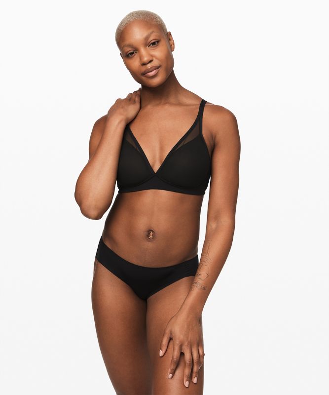 Ropa Interior Lululemon Simply Sheer Bra Mujer Negros | 20698-JLAN