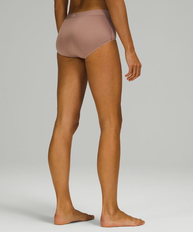 Ropa Interior Lululemon UnderEase Mid-Rise Boyshort Underwear Mujer Marrom | 90472-JIKT