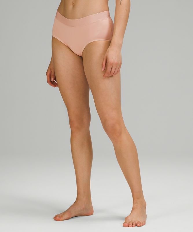 Ropa Interior Lululemon UnderEase Mid-Rise Boyshort Underwear Mujer Misty Shell | 26083-SZJD