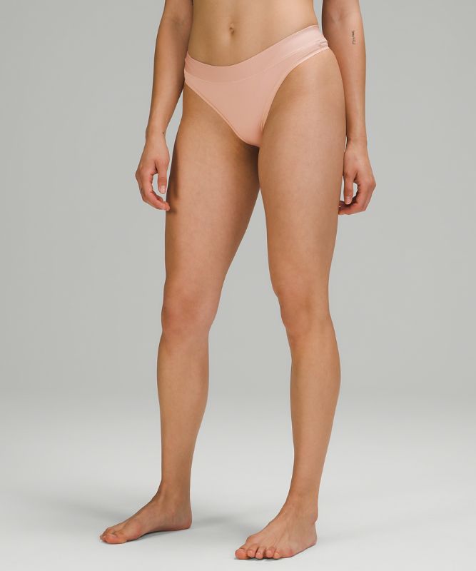 Ropa Interior Lululemon UnderEase Thong Mujer Misty Shell | 40316-VEBH