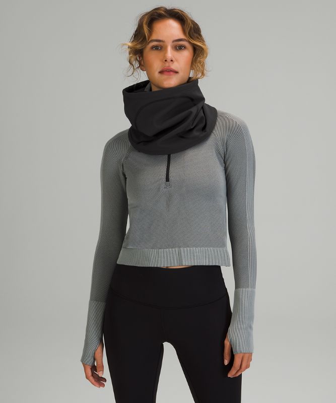 Scarves & Gloves Lululemon Glyde Velvet Fleece Neck Warmer Accessories Negros | 31694-HFKQ