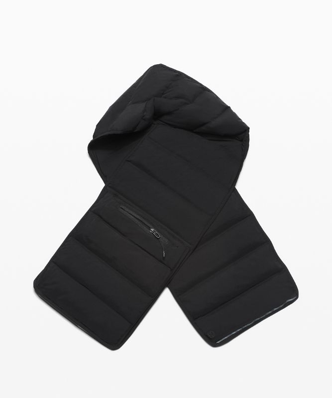 Scarves & Gloves Lululemon Navigation Down Scarf Accessories Negros | 46573-LIXP