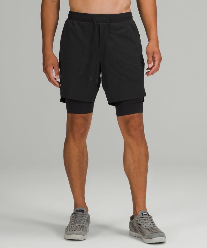 Short Lululemon License to Train Lined Short 7\