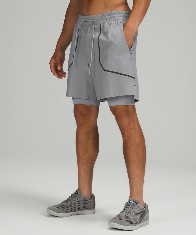 Short Lululemon License to Train Lined Short 7\