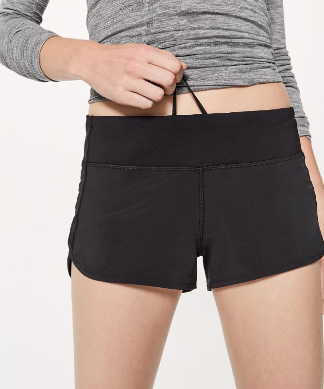 Short Lululemon Speed Short Mujer Negros | 25013-YENZ