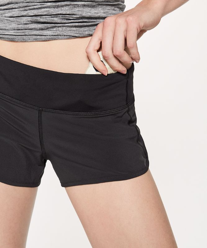 Short Lululemon Speed Short Mujer Negros | 25013-YENZ