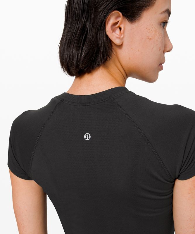 Short Lululemon Swiftly Tech Short Sleeve 2.0 Mujer Negros Negros | 51328-OECF