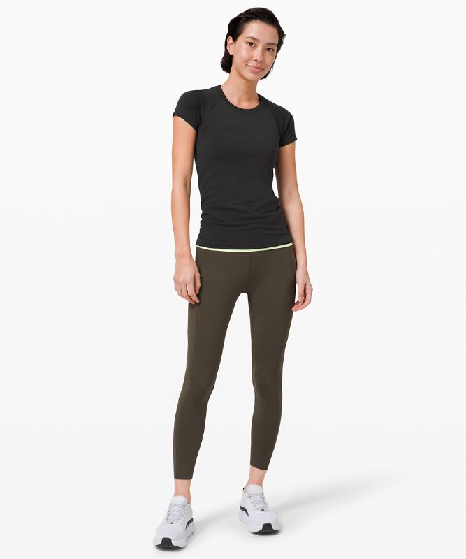 Short Lululemon Swiftly Tech Short Sleeve 2.0 Mujer Negros Negros | 51328-OECF