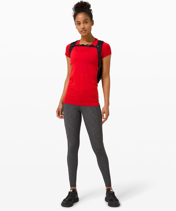 Short Lululemon Swiftly Tech Short Sleeve 2.0 Mujer Rojos Oscuro Rojos Oscuro | 90153-IXLA