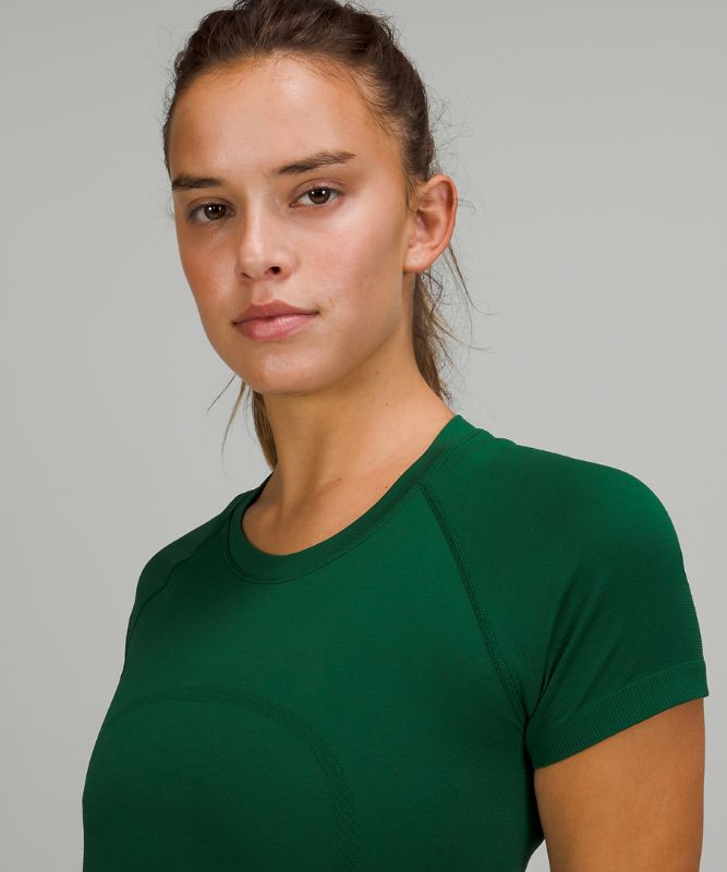 Short Lululemon Swiftly Tech Short Sleeve 2.0 Mujer Verdes Verdes | 71240-MTCA