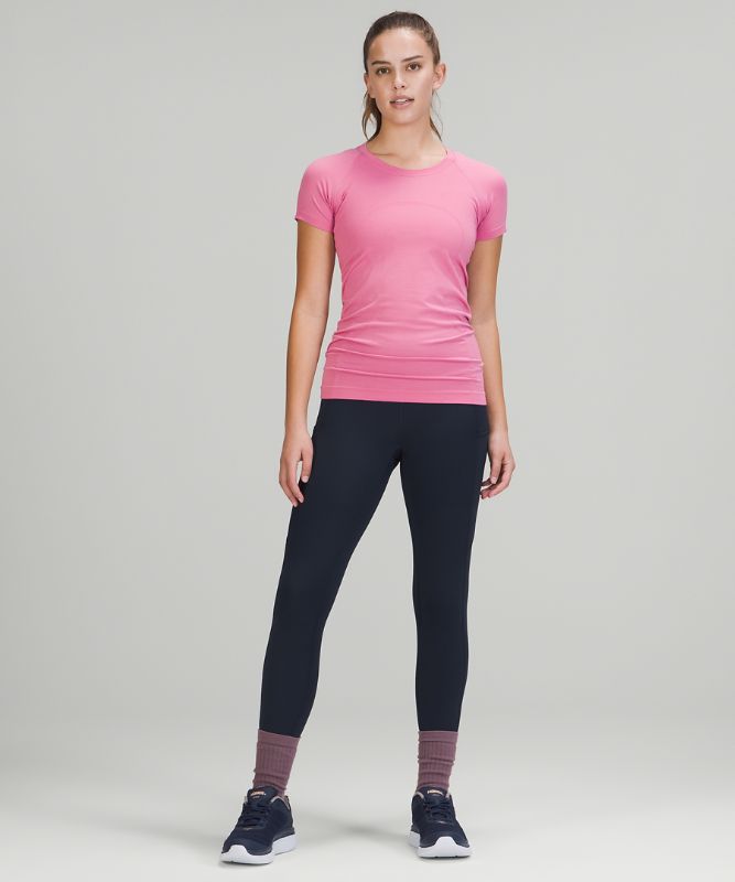 Short Lululemon Swiftly Tech Short Sleeve 2.0 Mujer Rosas Rosas | 34521-MJDW