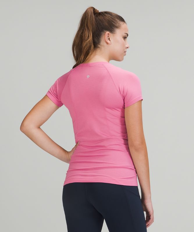 Short Lululemon Swiftly Tech Short Sleeve 2.0 Mujer Rosas Rosas | 34521-MJDW