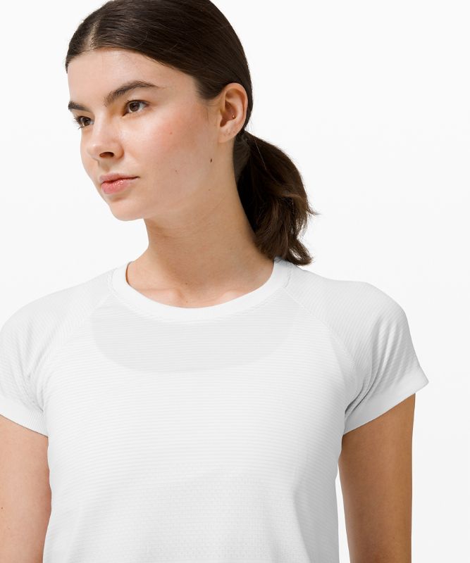 Short Lululemon Swiftly Tech Short Sleeve 2.0 Mujer Blancos Blancos | 08143-KROF