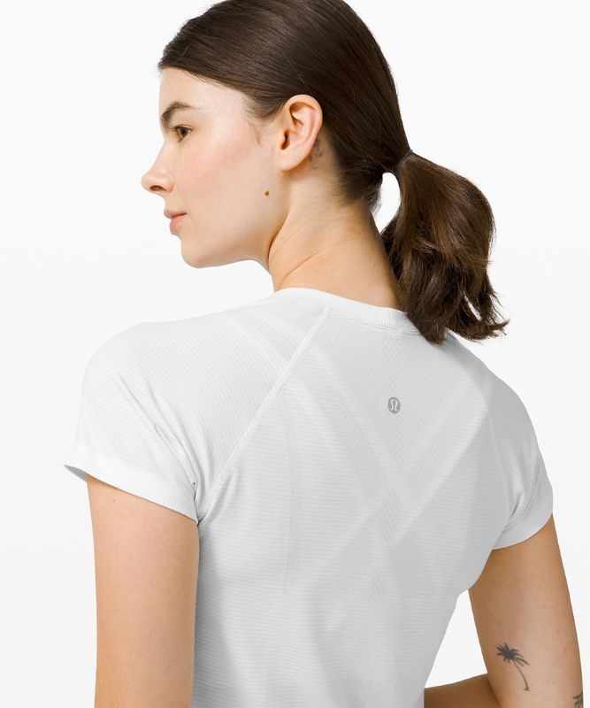 Short Lululemon Swiftly Tech Short Sleeve 2.0 Mujer Blancos Blancos | 08143-KROF