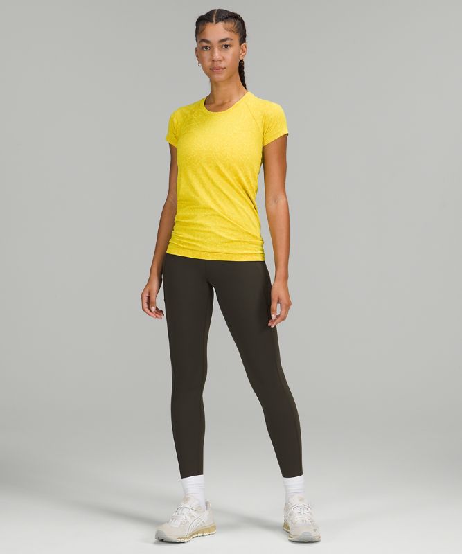 Short Lululemon Swiftly Tech Short Sleeve 2.0 Mujer Amarillos | 49837-YXNQ