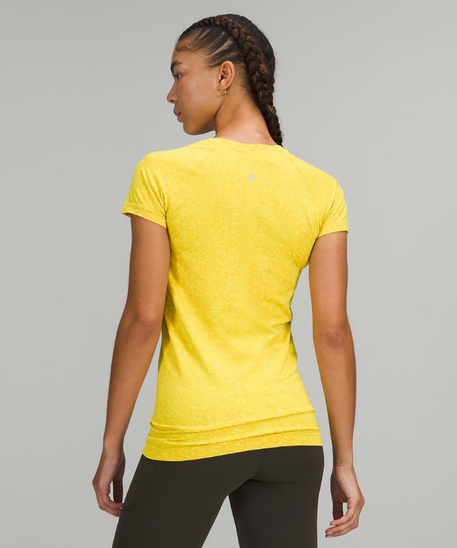 Short Lululemon Swiftly Tech Short Sleeve 2.0 Mujer Amarillos | 49837-YXNQ