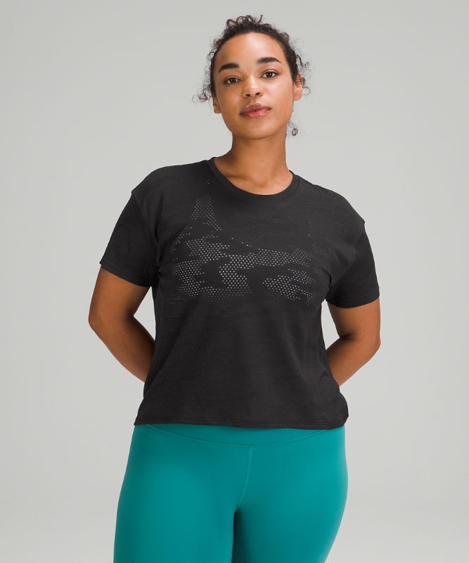 Short Lululemon Train to Be Short Sleeve Mujer Camuflados Negros | 39475-TEDA