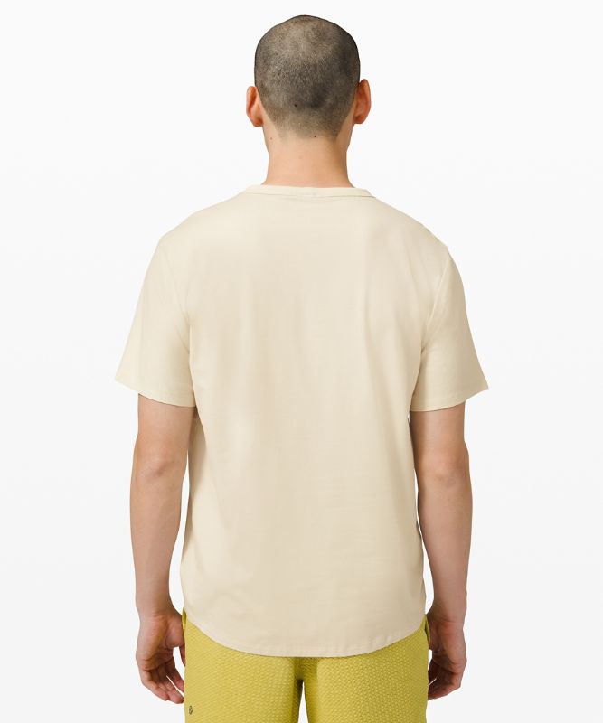 Short Sleeve Tops Lululemon The Fundamental Oversized T Hombre Blancos | 20783-VKMI