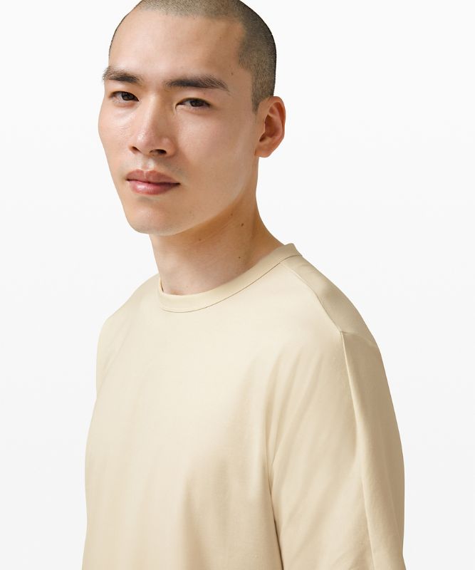 Short Sleeve Tops Lululemon The Fundamental Oversized T Hombre Blancos | 20783-VKMI