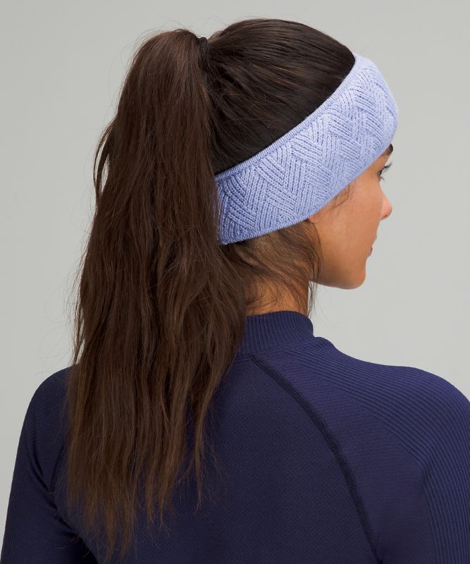 Sombreros Lululemon Chevron Knit Ear Warmer Accessories Lavanda | 93610-NHXG