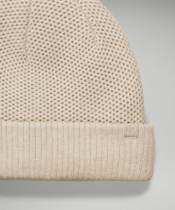 Sombreros Lululemon Fleece-Lined Knit Beanie Accessories Beige | 23905-EZAU