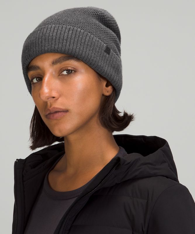 Sombreros Lululemon Fleece-Lined Knit Beanie Accessories Negros | 42718-QUXI