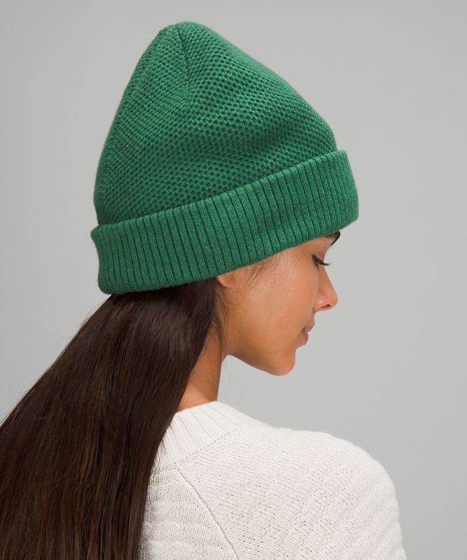 Sombreros Lululemon Fleece-Lined Knit Beanie Accessories Verdes | 83794-XUFB