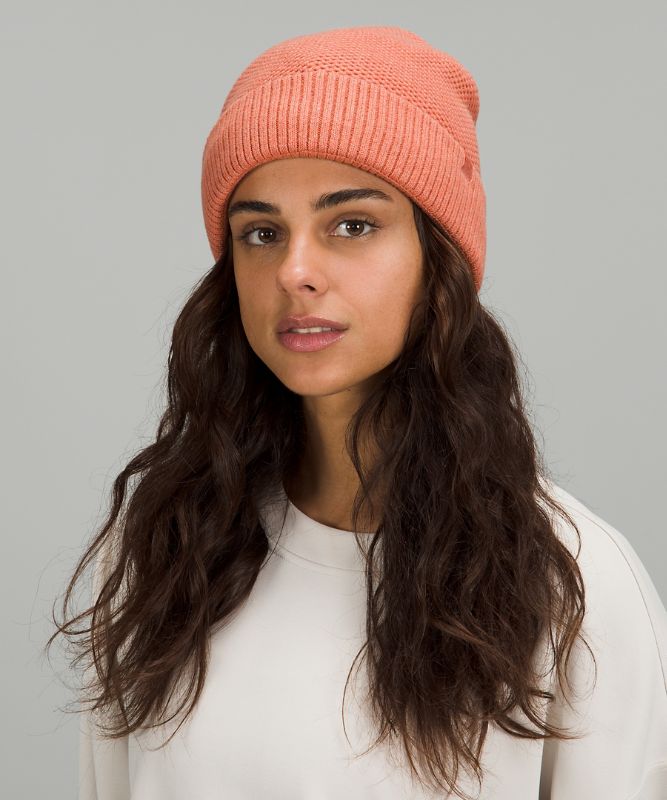 Sombreros Lululemon Fleece-Lined Knit Beanie Accessories Rosas | 82106-GMRY