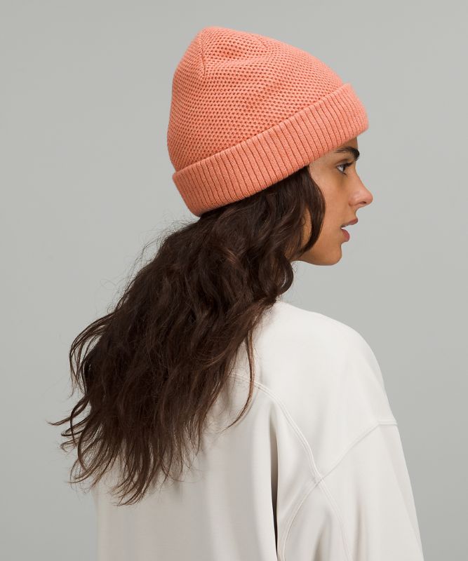 Sombreros Lululemon Fleece-Lined Knit Beanie Accessories Rosas | 82106-GMRY