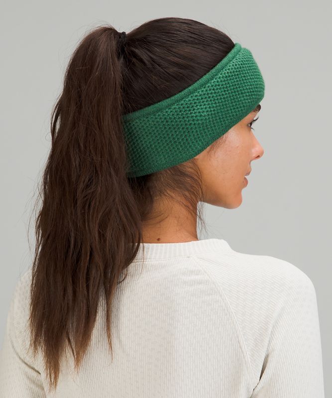 Sombreros Lululemon Fleece-Lined Knit Ear Warmer Accessories Verdes | 75936-WDSL