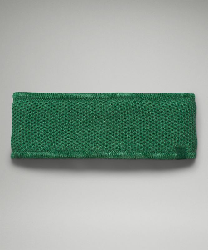 Sombreros Lululemon Fleece-Lined Knit Ear Warmer Accessories Verdes | 75936-WDSL