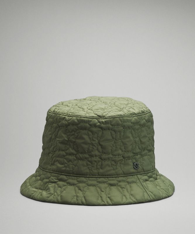 Sombreros Lululemon Reversible Quilted Bucket Accessories Verdes | 20351-GOSB