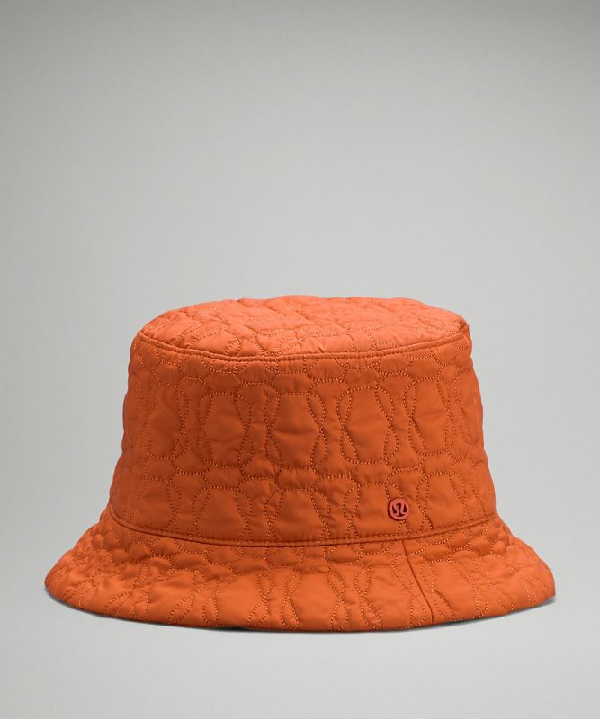 Sombreros Lululemon Reversible Quilted Bucket Accessories Naranjas | 68937-PFEV